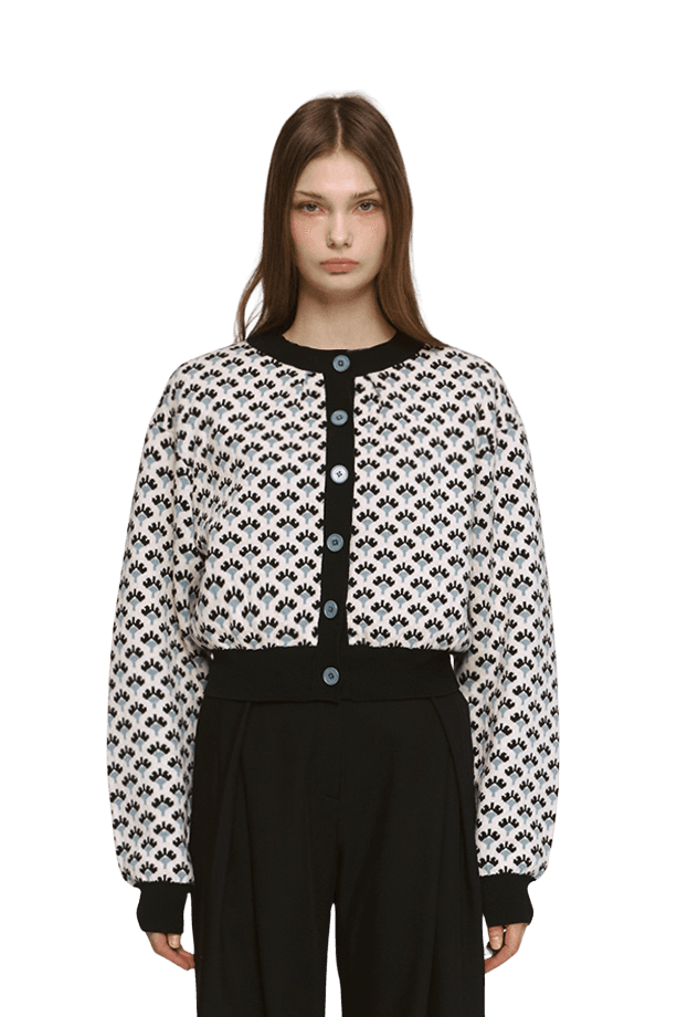 Jacquard Round Cardigan (IV) — vue 2