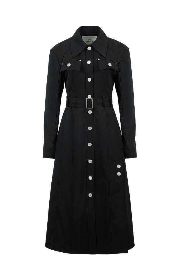 Slit Long Jacket Dress (B) — vue 2