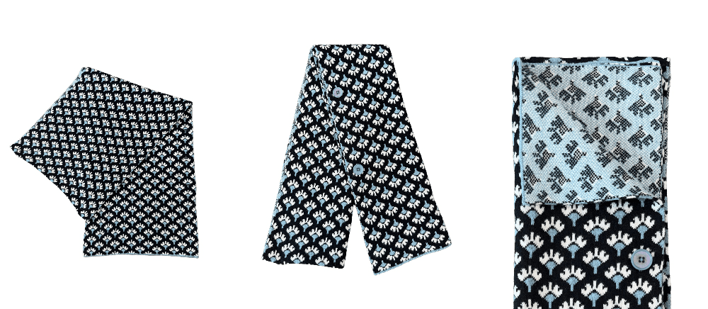Jacquard Muffler (BK) — vue 5