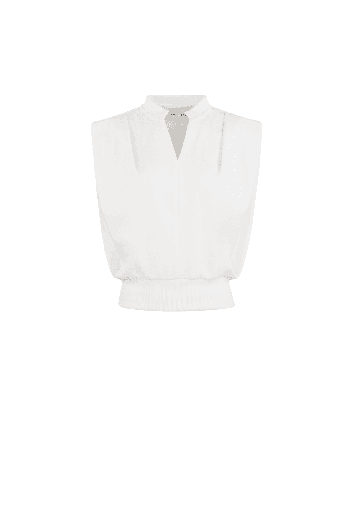 Pintuck V-neck Sweatshirt (W) — vue 1