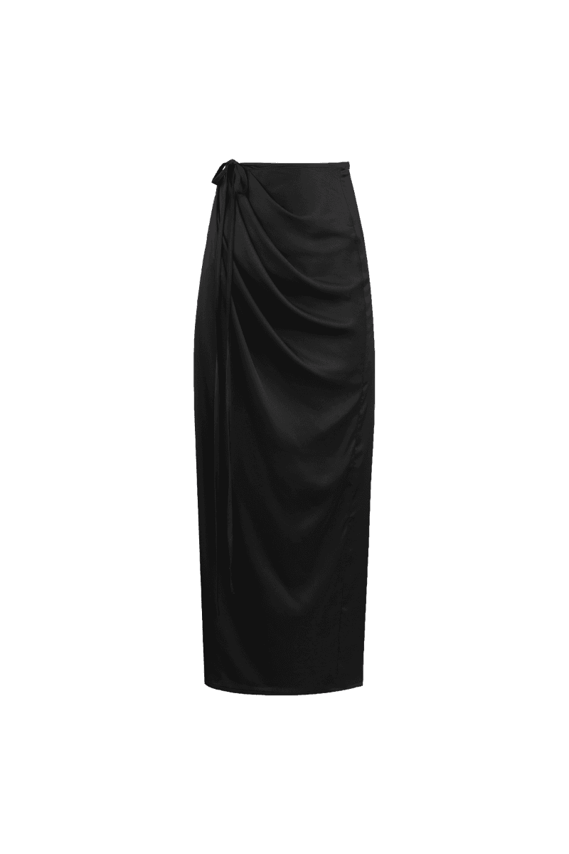 Draping Wrap Skirt (BK) — vue 2