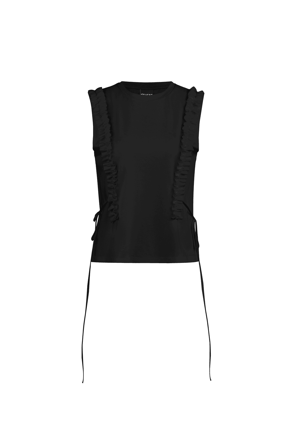 Frill Sleeveless T-shirt (B) — vue 1