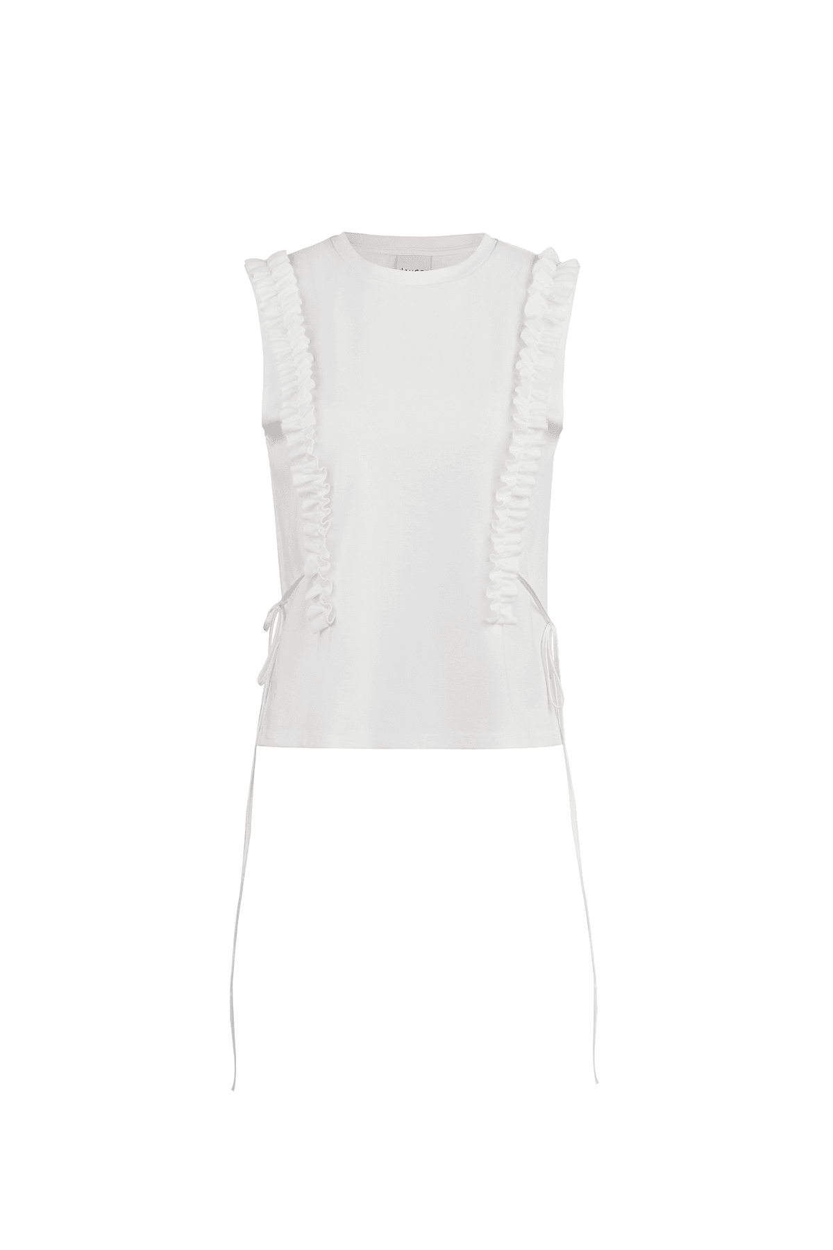 Frill Sleeveless T-shirt (W) — vue 1
