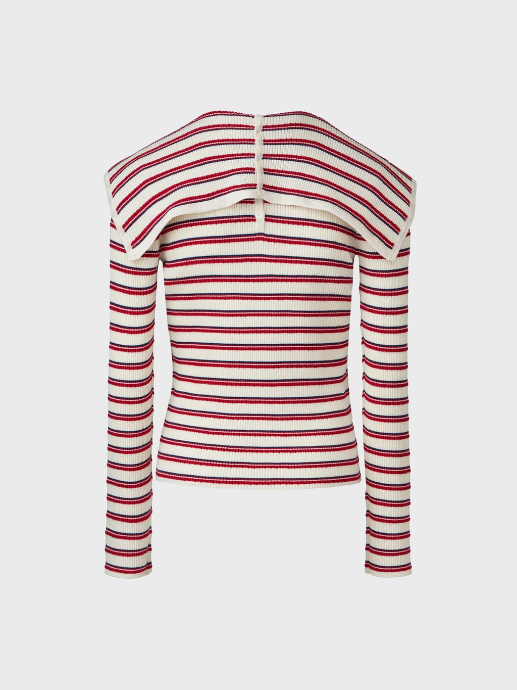 Multi Way Button Cardigan - Ivory — vue 10