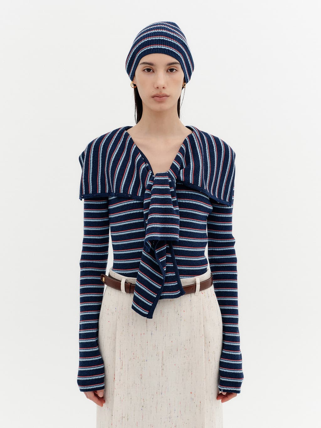Multi Way Button Cardigan - Navy — vue 2