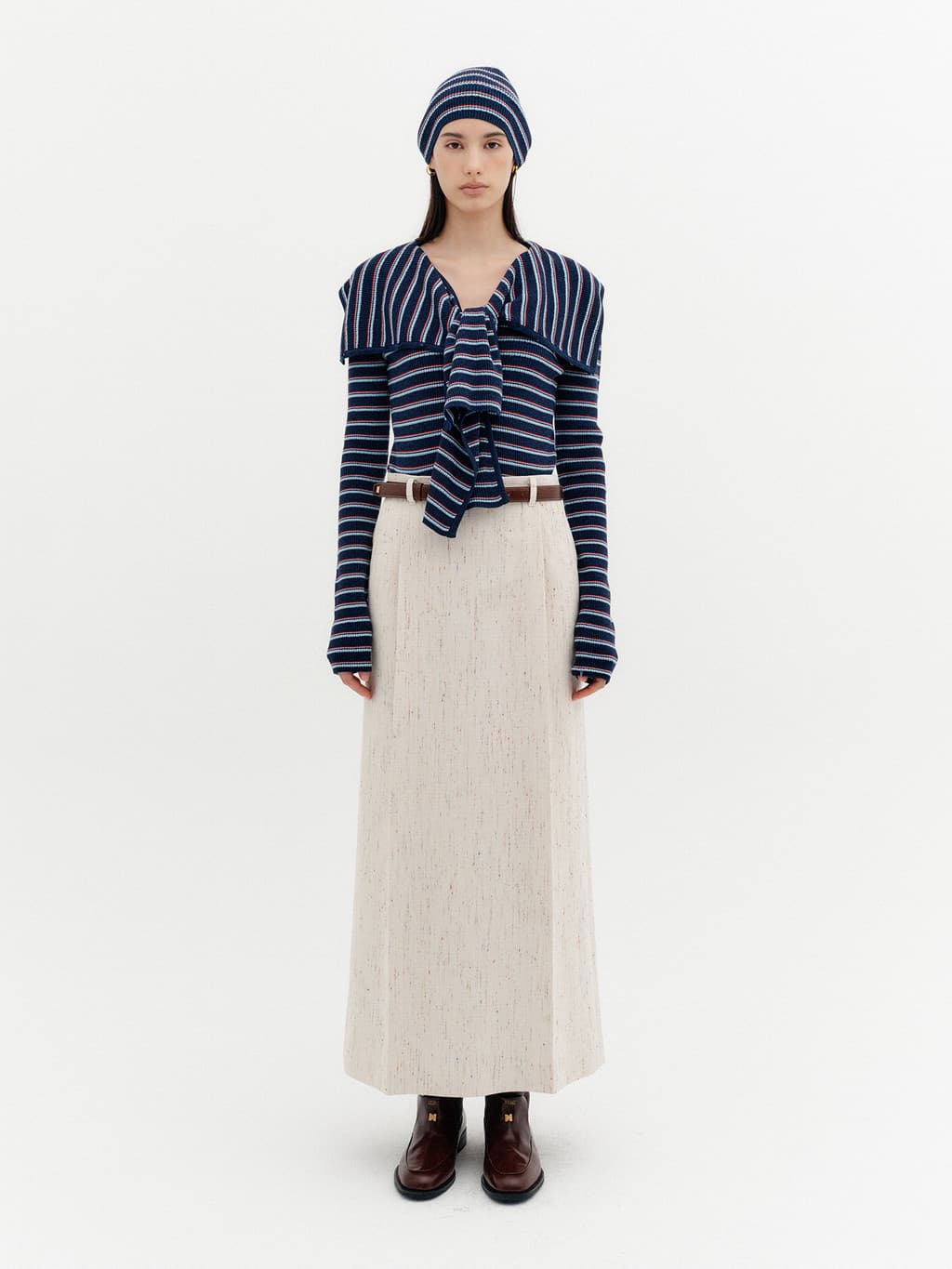 Multi Way Button Cardigan - Navy — vue 4