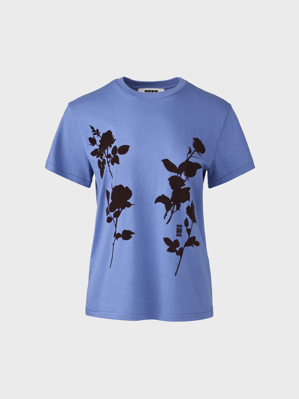 Front Rose Graphic T-Shirt - Purple — vue 3