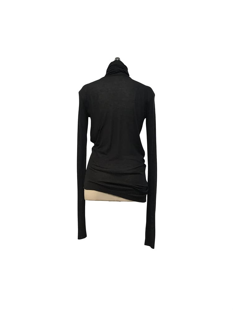 GDeL Slim Turtleneck Top (Grey) — vue 13