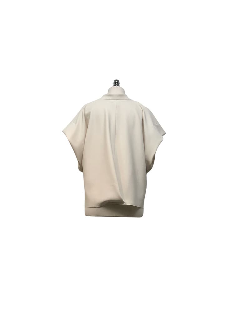 GDeL Less Line One-Collar Vest (Cream) — vue 14
