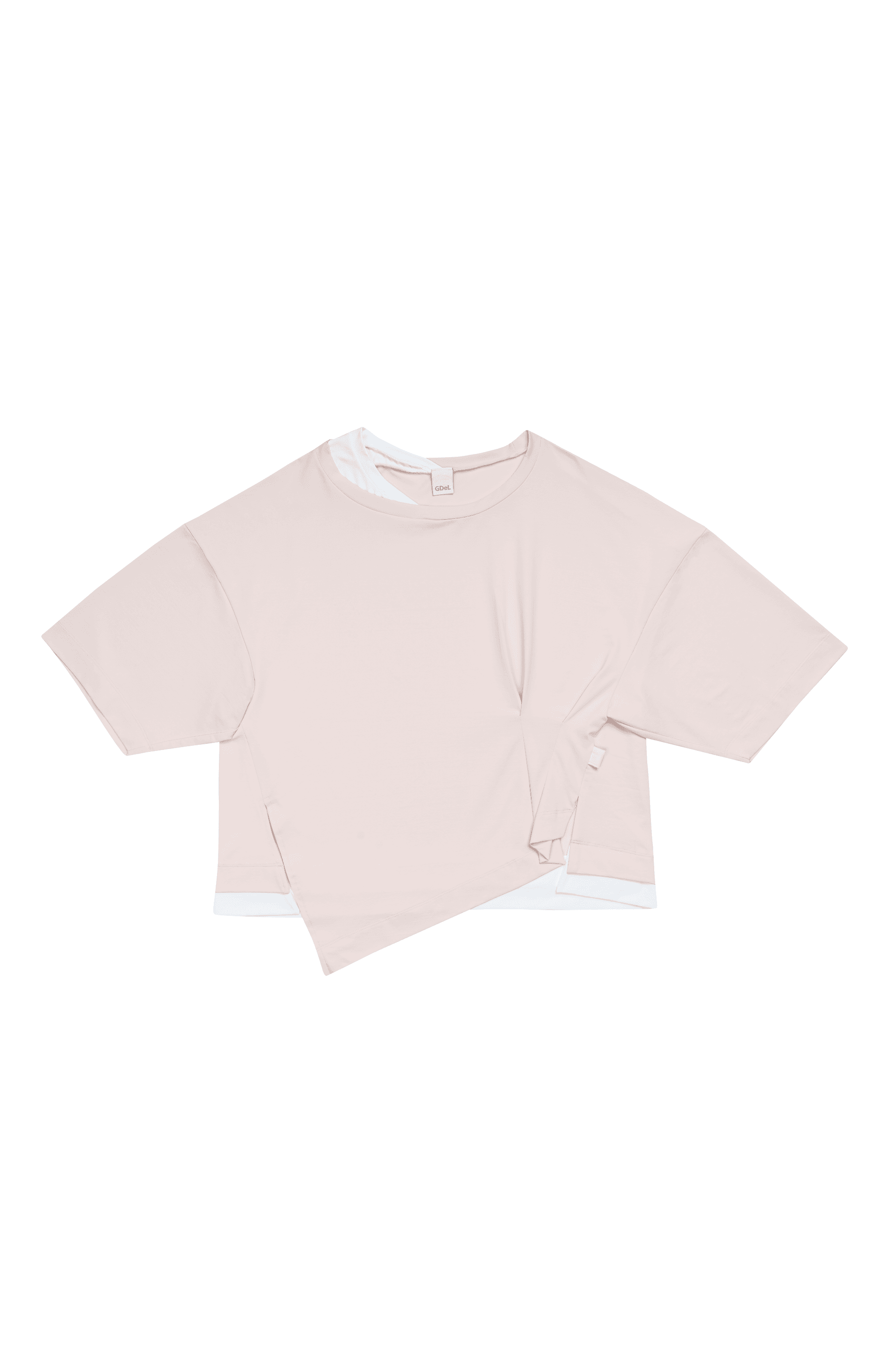 GDeL Recycled Asymmetrical Wide Top (Pink)