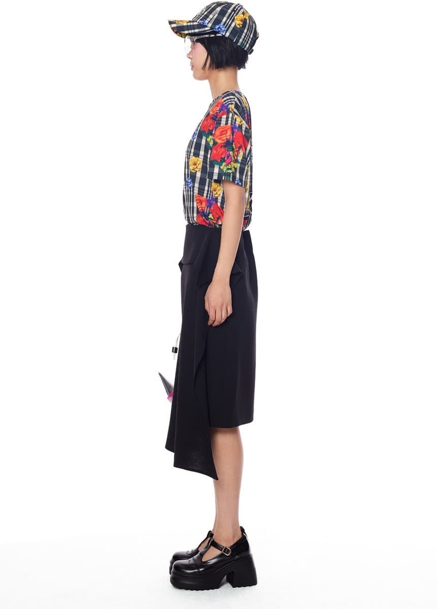 Folded Midi Skirt — vue 3