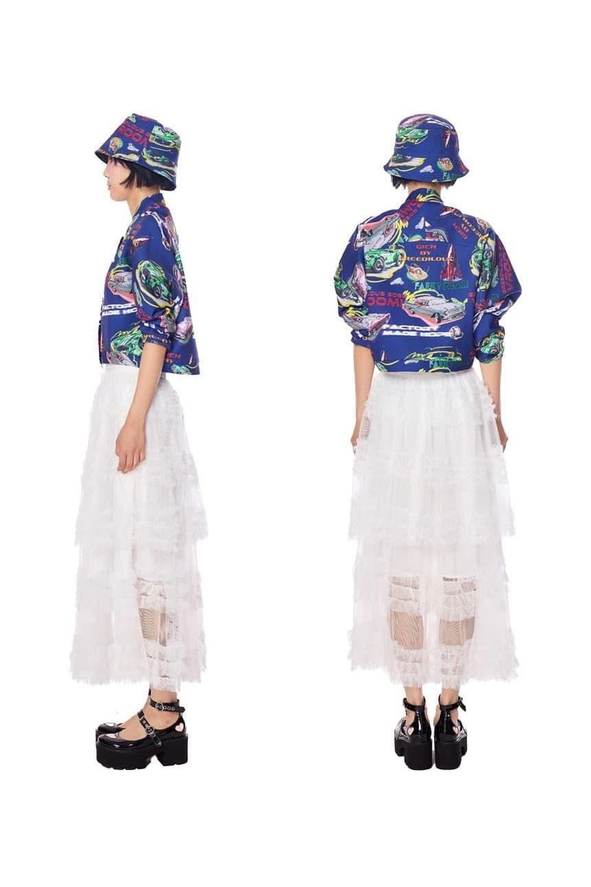 Sheer Ruffle Lace Maxi Skirt — vue 5