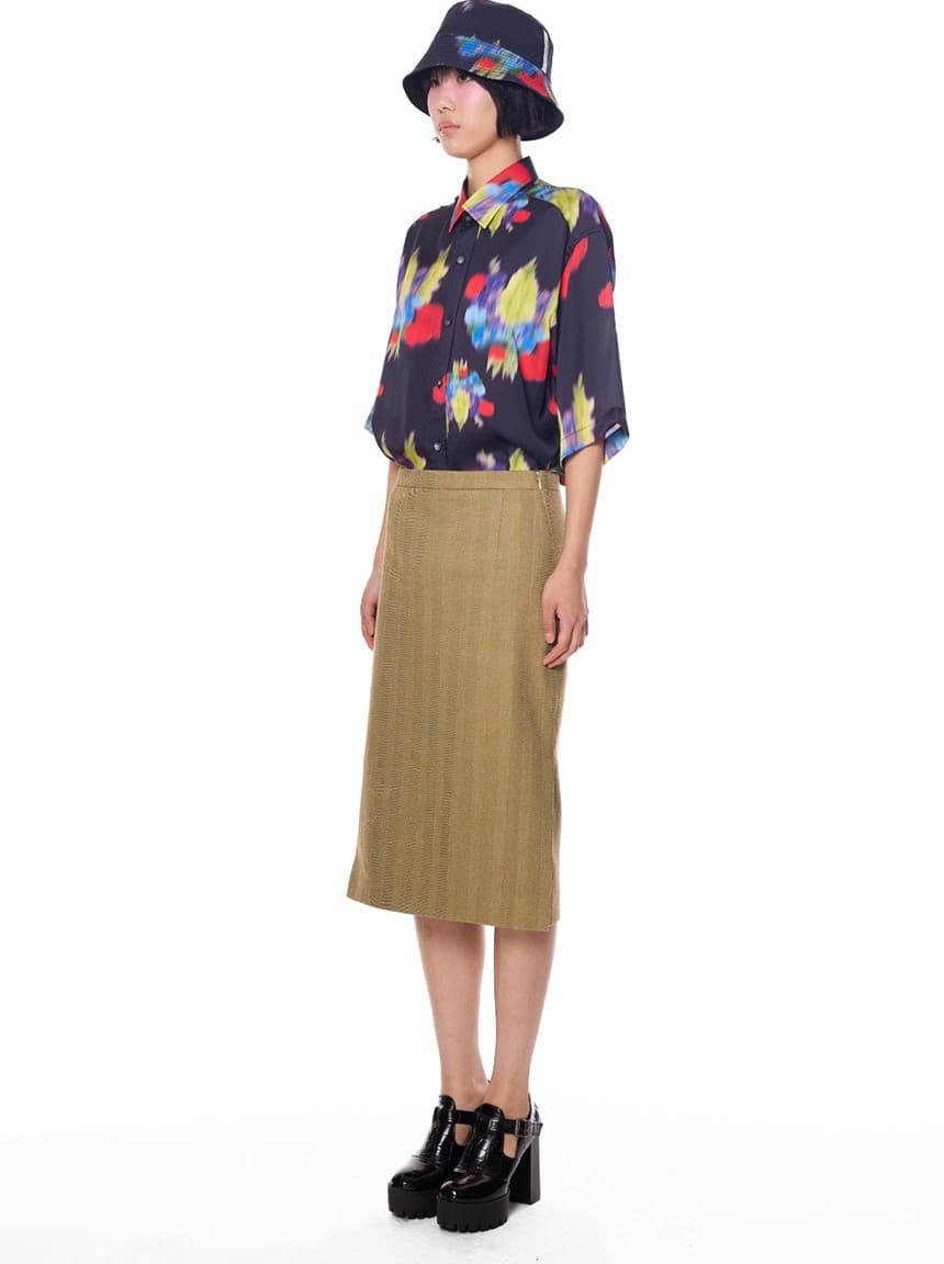 Side Slit Midi Skirt — vue 2