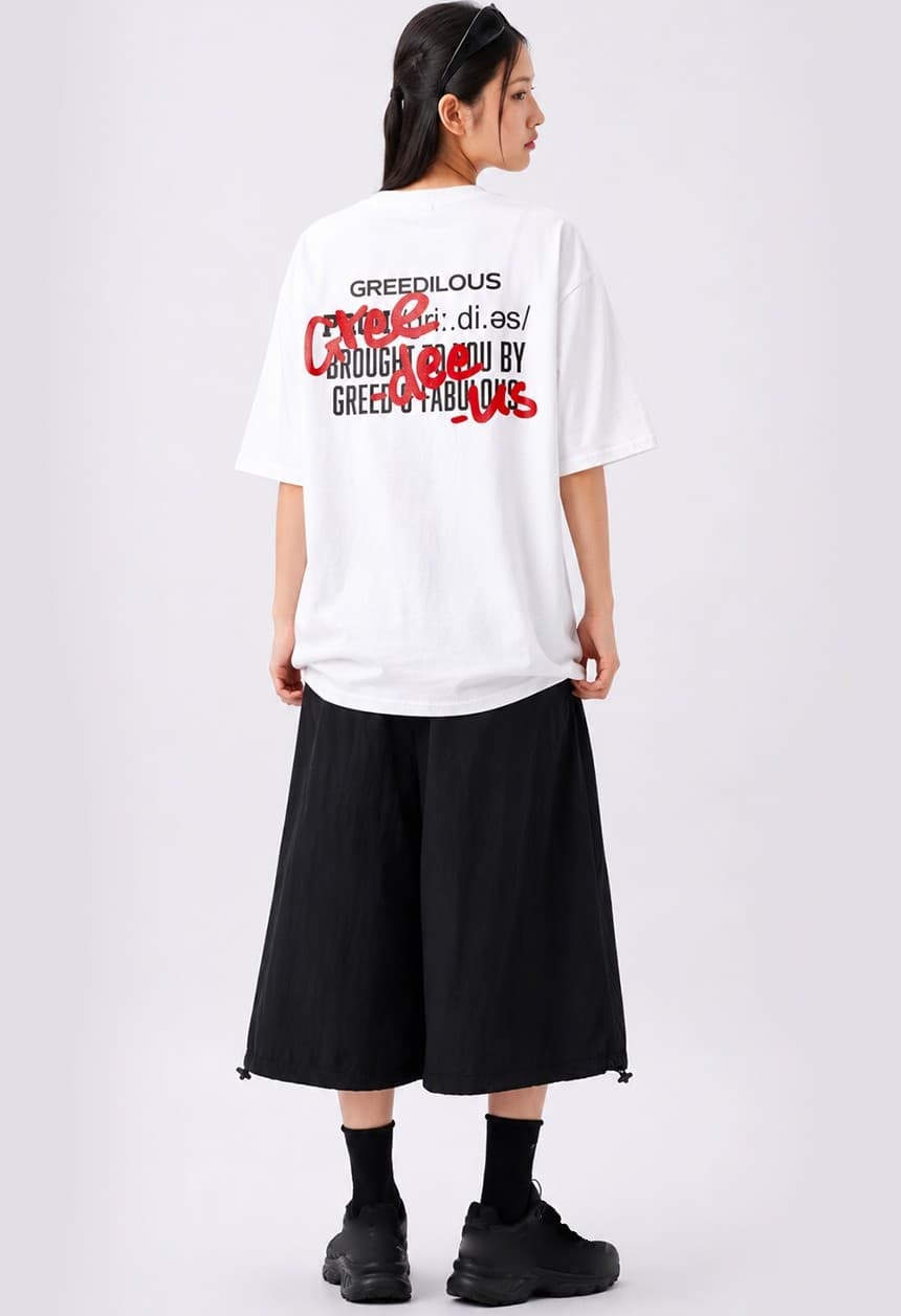 Greedeeus White T-Shirt — vue 4