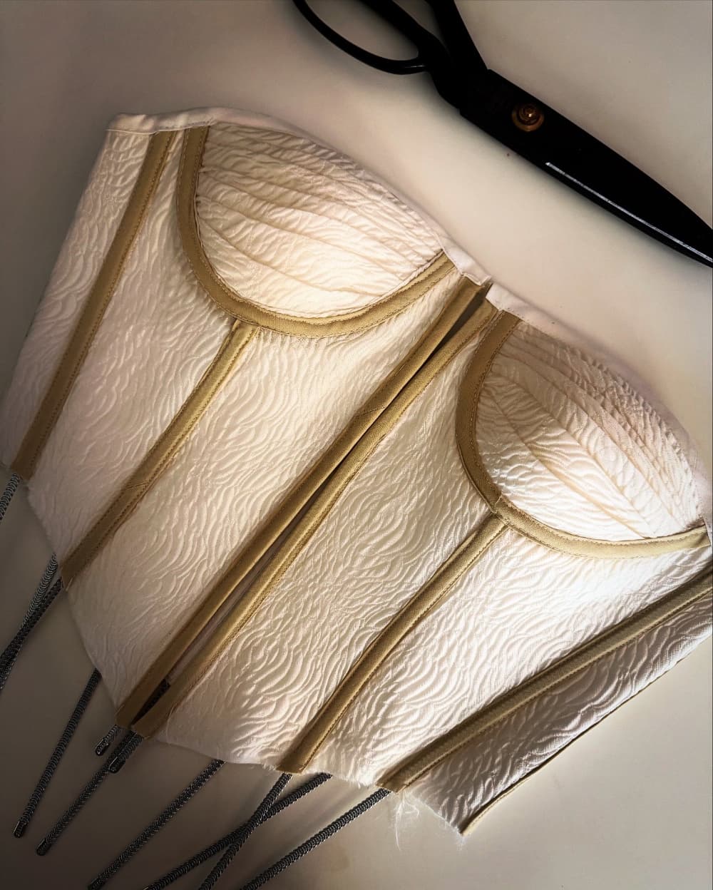 Jacquard Boned Corset Top — vue 7