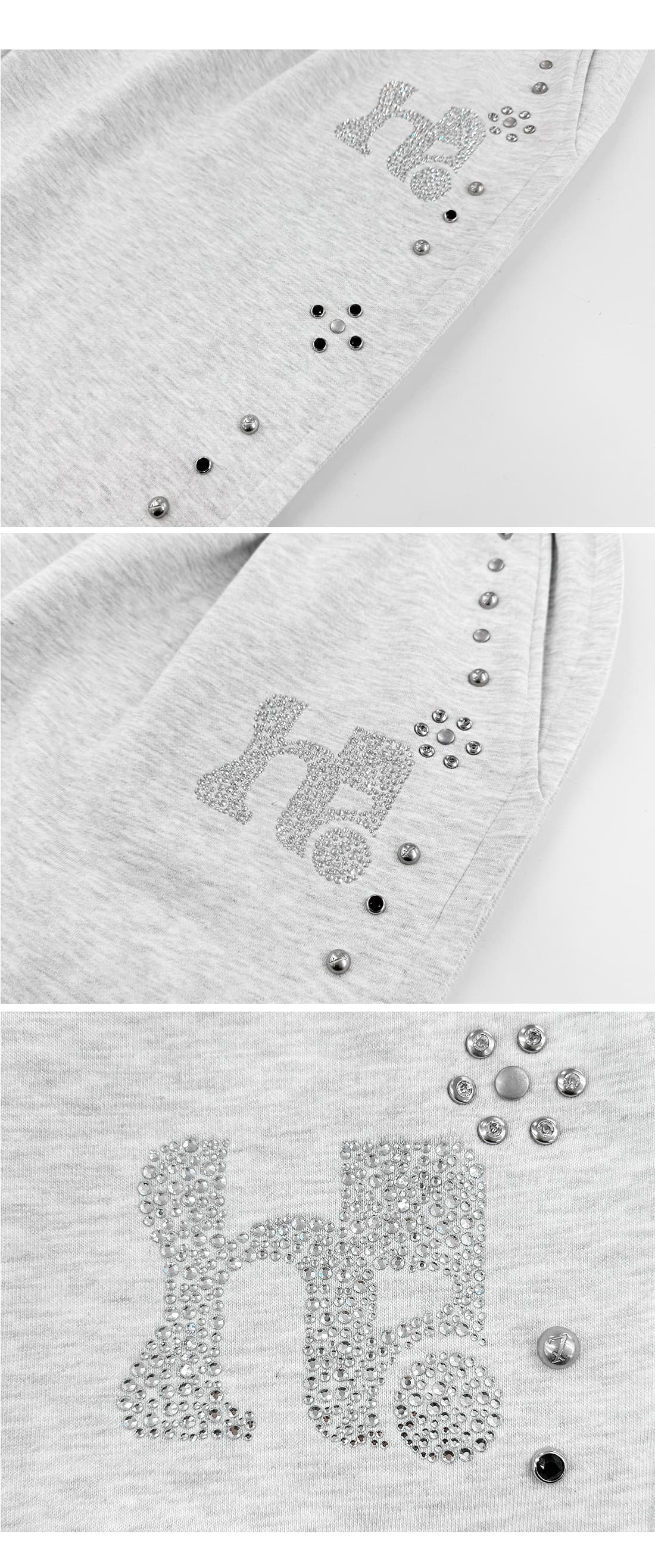 Simple One Tuck String Pants_WHITE MELANGE — vue 8