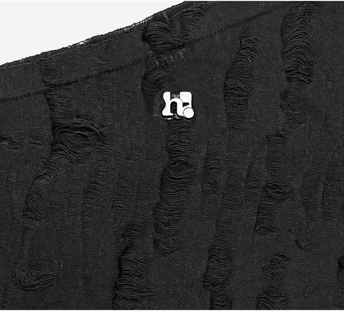 Holy Symbol Ripped Off-shoulder Top_BLACK — vue 11