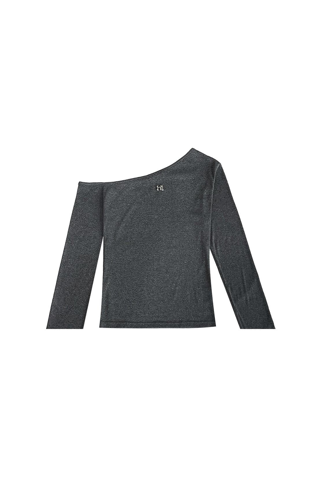 Holy symbol sparkle off-shoulder_GRAY — vue 8