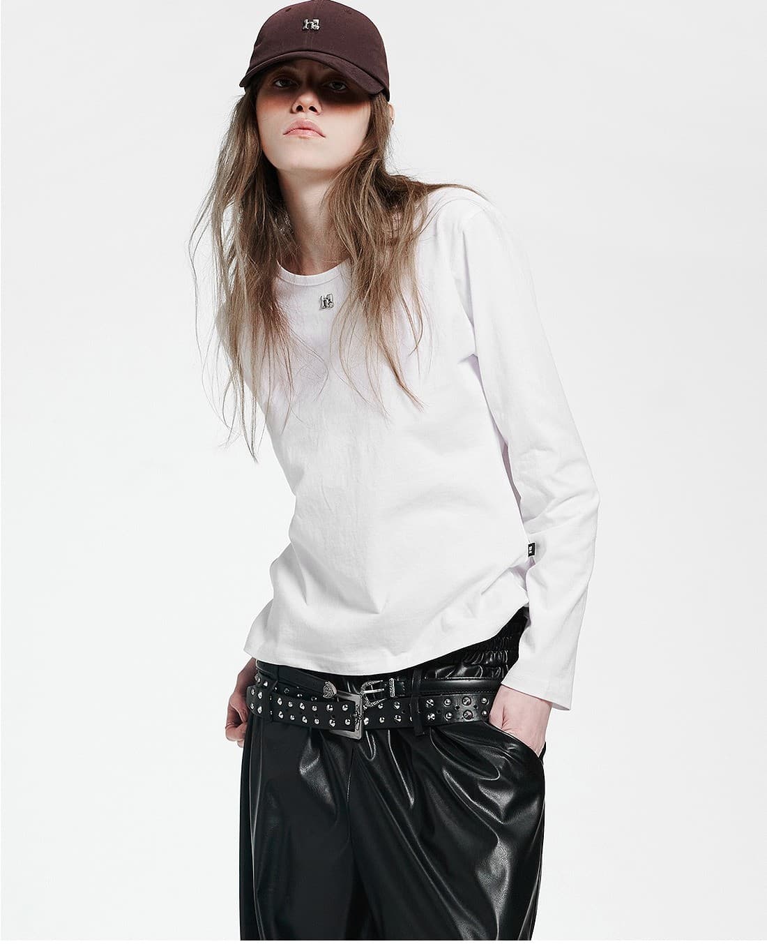 Point Symbol White Long Sleeve — vue 2