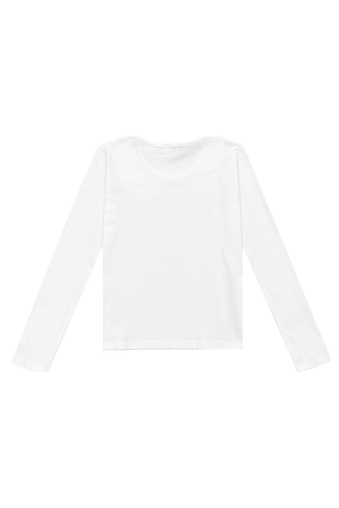Point Symbol White Long Sleeve — vue 10