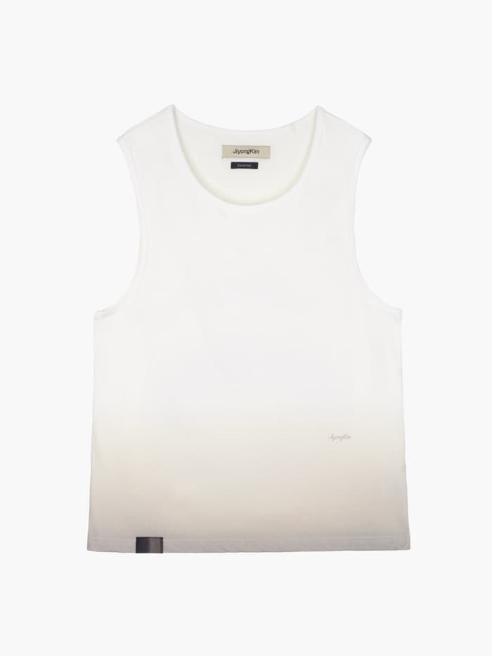 Sun-Bleached Tab Sleeveless - White