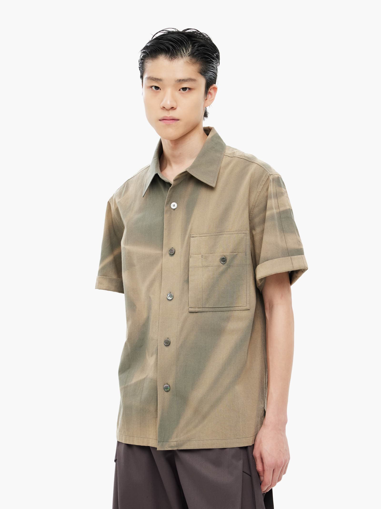 Sun-Bleached Work Shirt - Khaki — vue 3