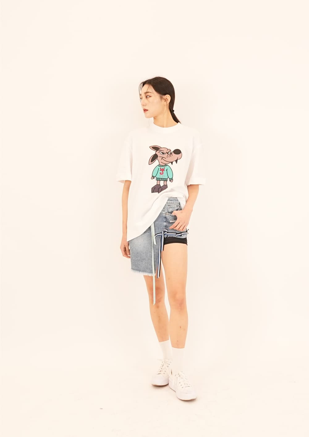 Human Wolf T-Shirt — vue 5