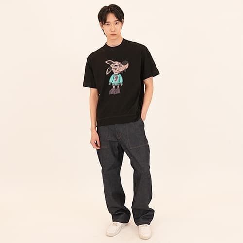 Human Wolf T-Shirt — vue 1