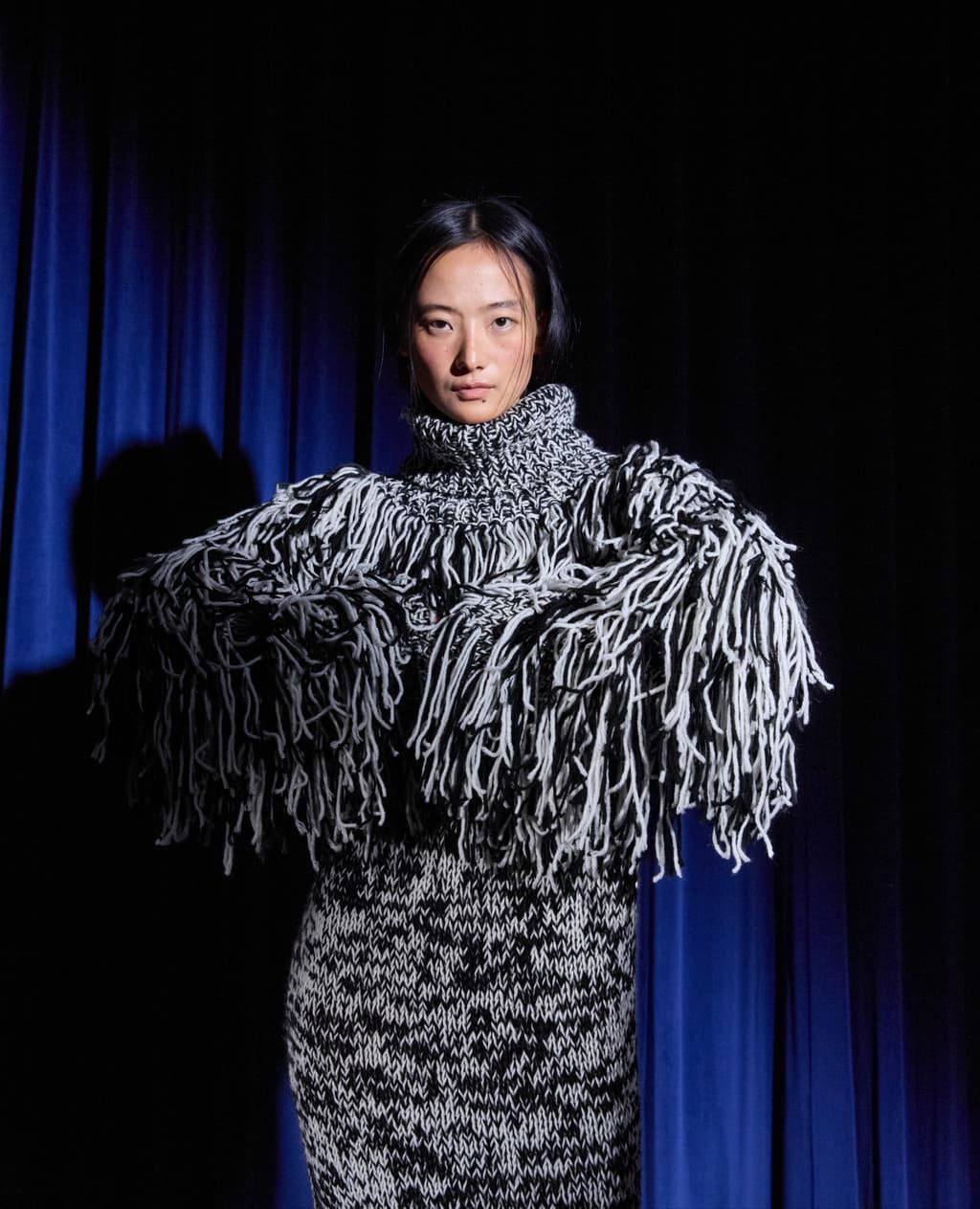 Handcraft Collection - Fringe Cape Dress — vue 6