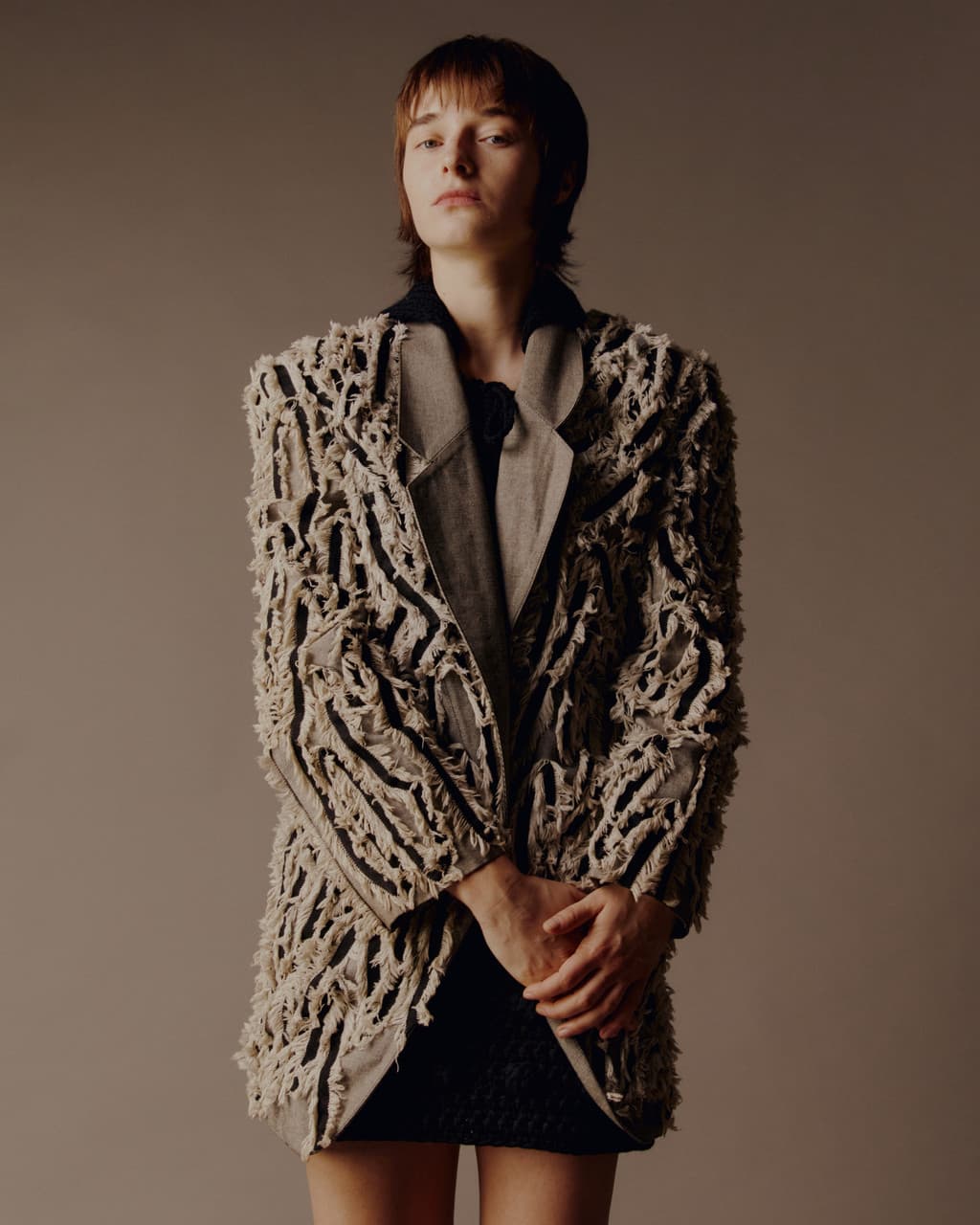 Archive Handcraft Collection - Selvedge Fringe Jacket — vue 4