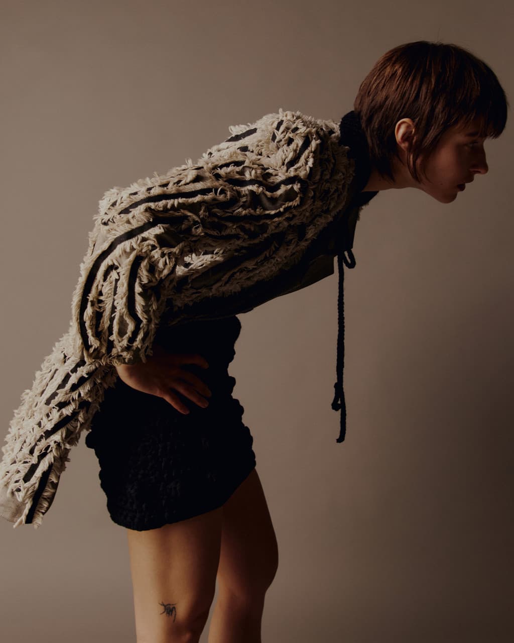 Archive Handcraft Collection - Selvedge Fringe Jacket — vue 1