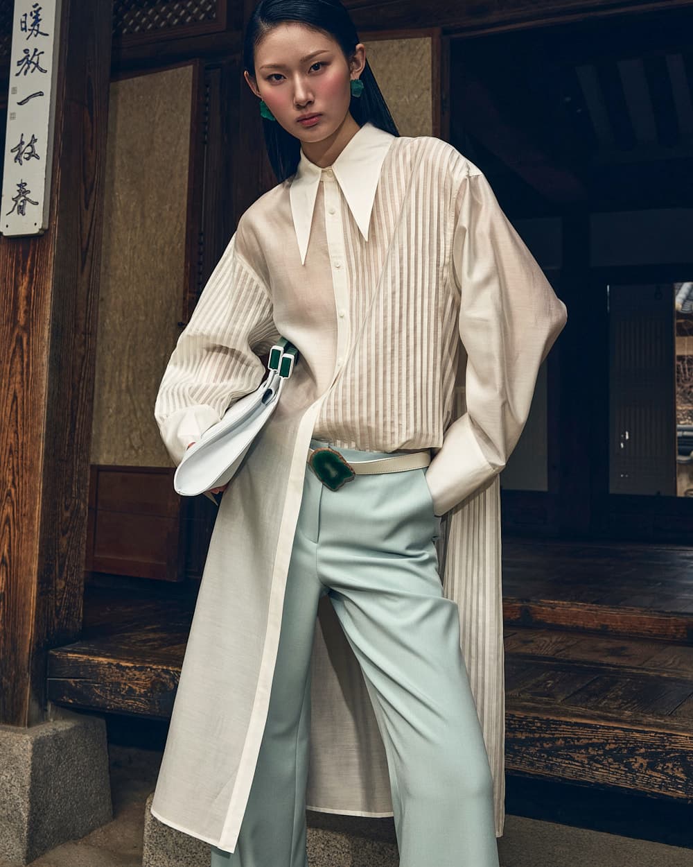 Tencel Long Shirt