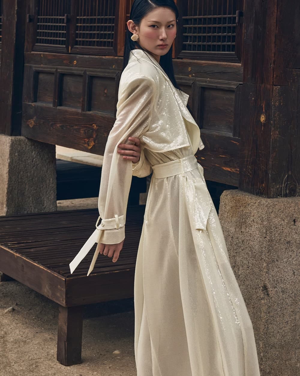 Polyester Belted Coat — vue 4