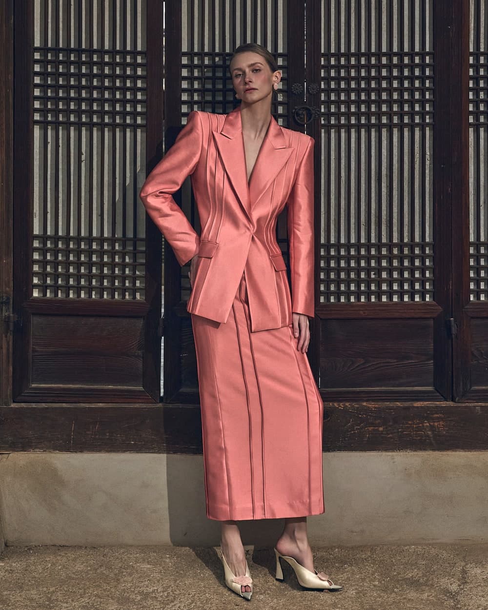Wool-Silk Jacket & Skirt Set — vue 11