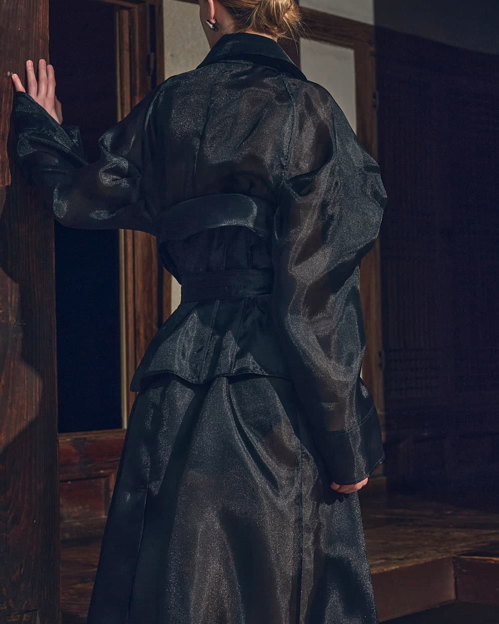 Polyester Belted Coat — vue 4