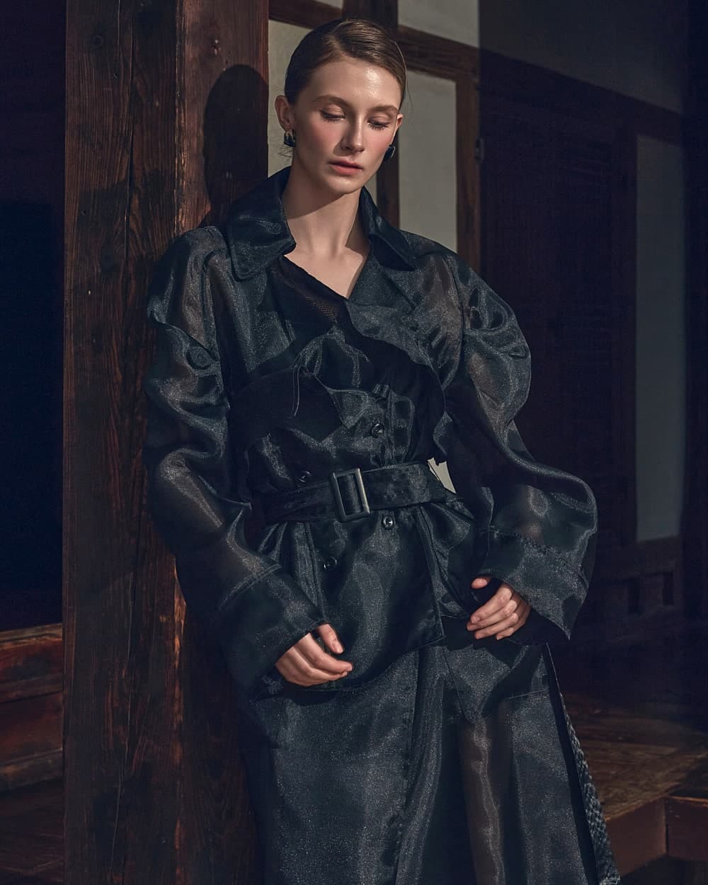 Polyester Belted Coat — vue 6