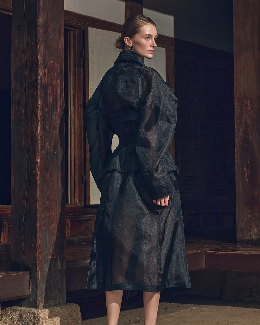 Polyester Belted Coat — vue 8