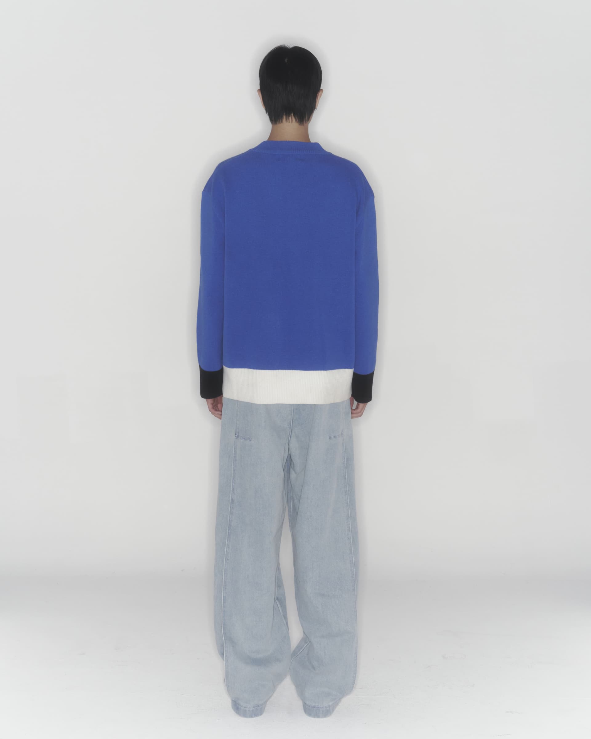 Gun Knit Sweater (Blue) — vue 8