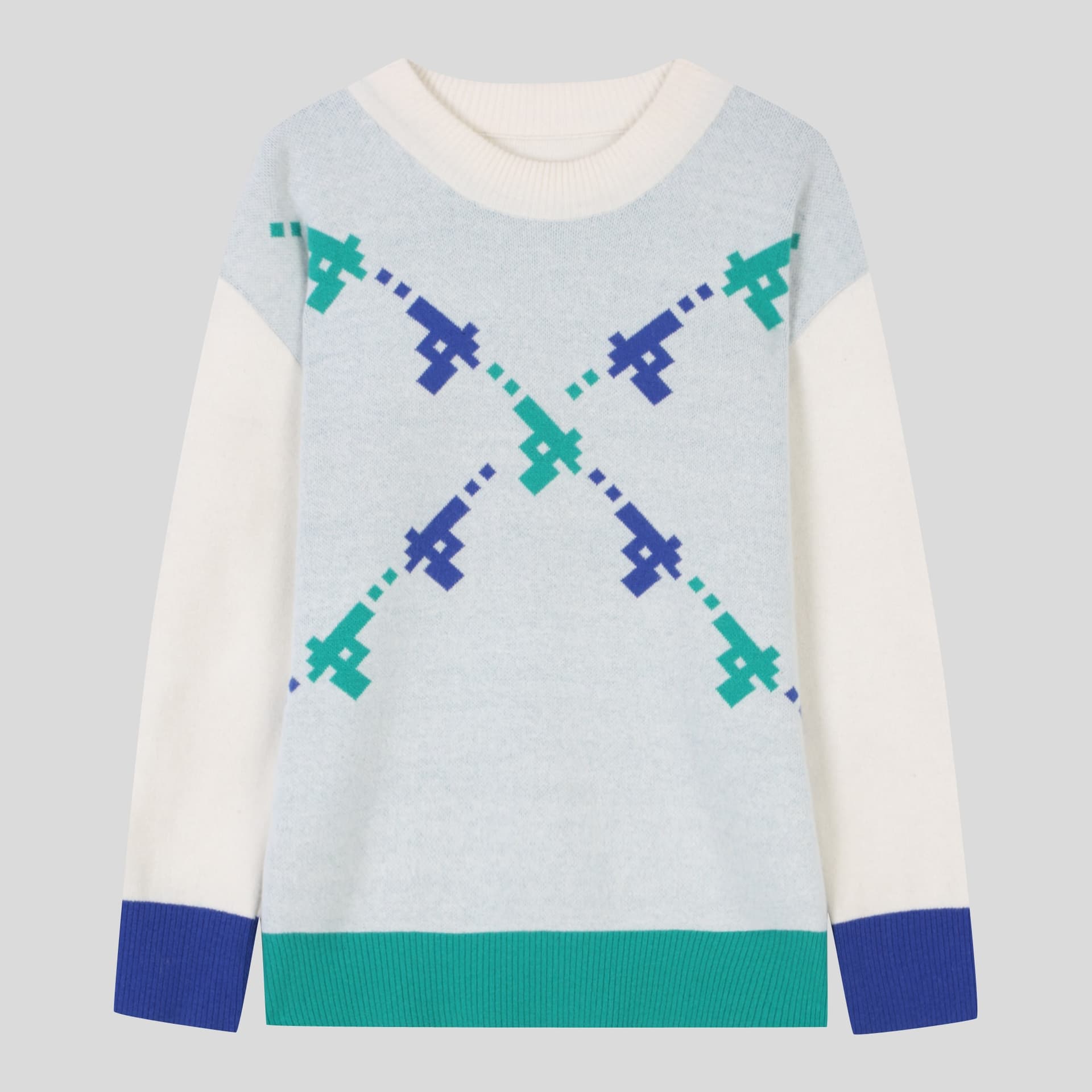 Gun Knit Sweater (Ivory) — vue 1