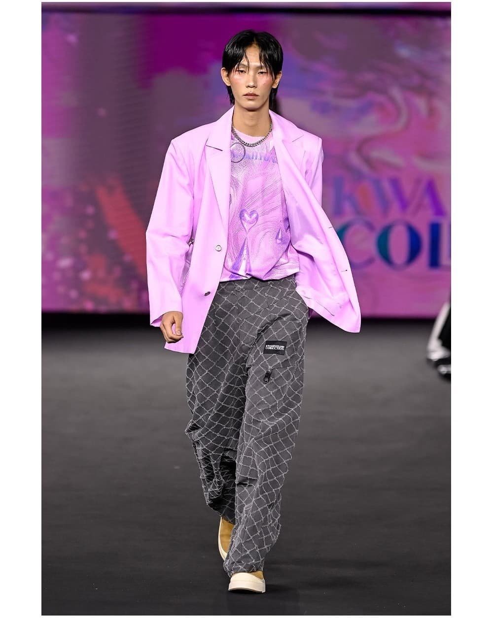 26SS Light Purple Shirring Blazer — vue 2