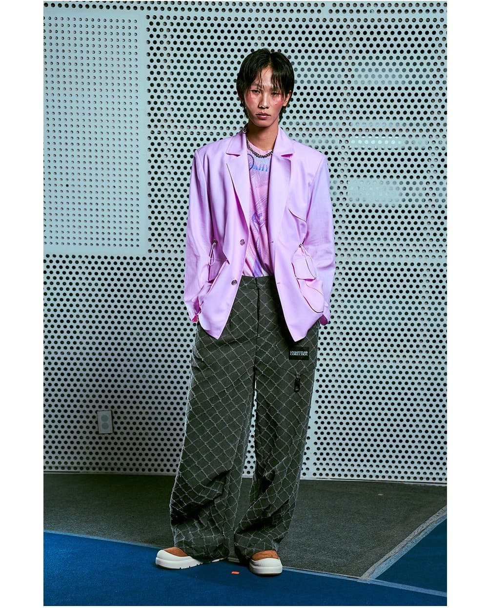 26SS Light Purple Shirring Blazer — vue 4