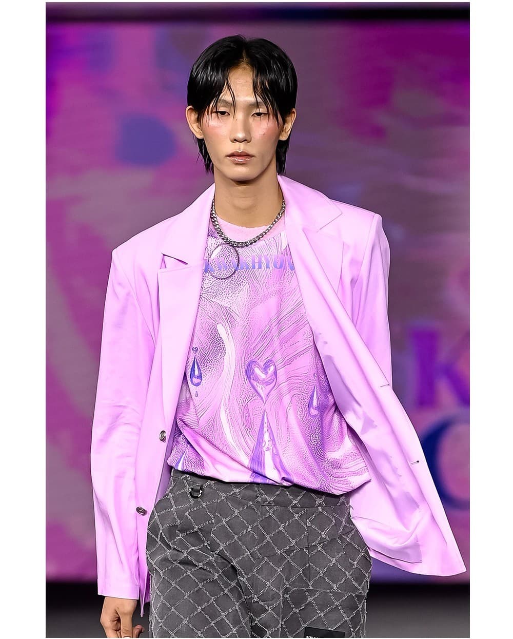 26SS Light Purple Shirring Blazer — vue 5