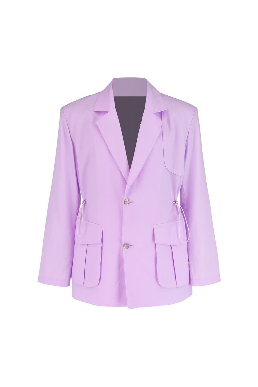 26SS Light Purple Shirring Blazer — vue 6