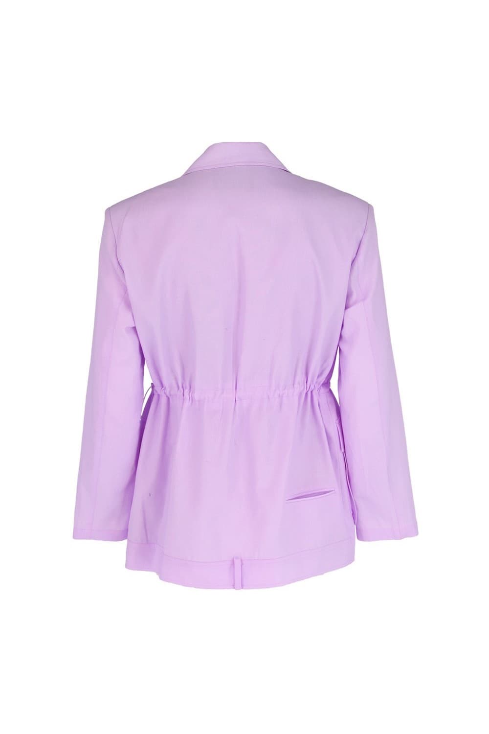 26SS Light Purple Shirring Blazer — vue 7