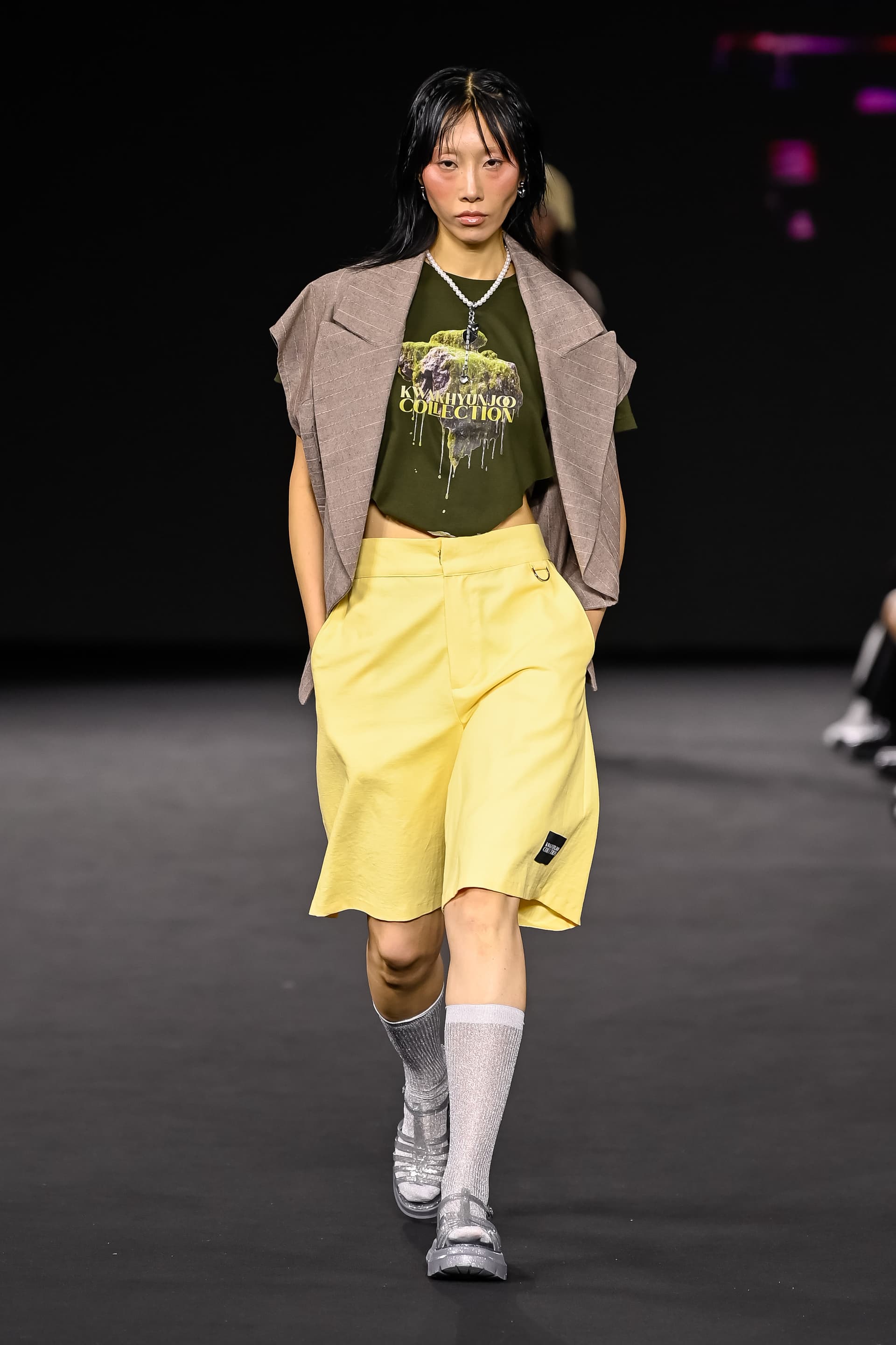 26SS Yellow Short Pants