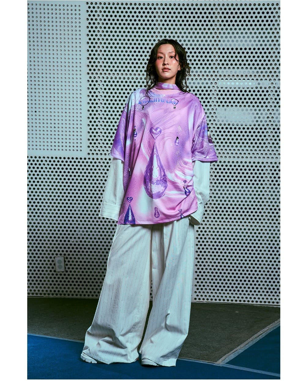 26SS Heart Drop Printing T-Shirt — vue 4