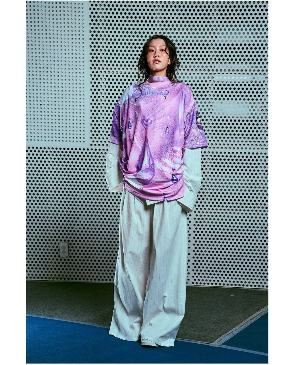 26SS Heart Drop Printing T-Shirt — vue 5