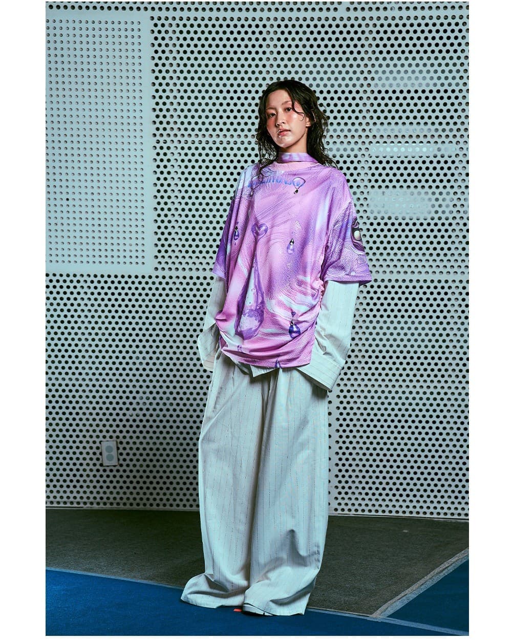 26SS Heart Drop Printing T-Shirt — vue 7