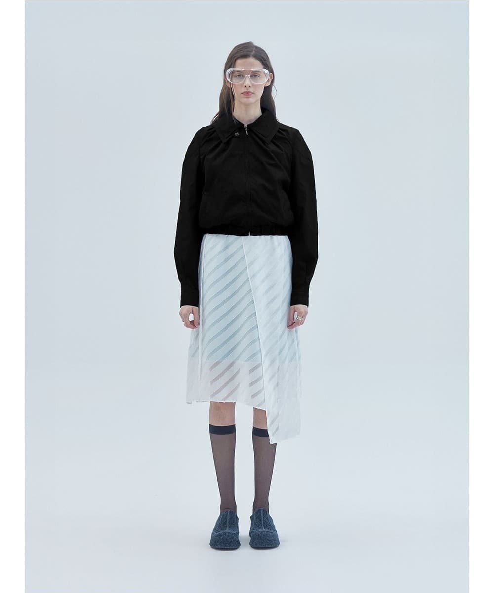 Double Collar Blouson Black — vue 2