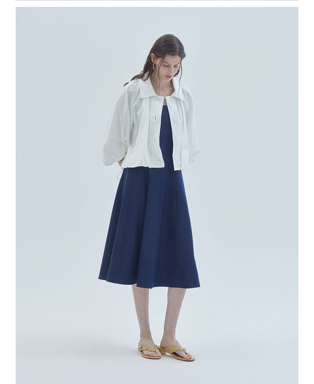 Wearable Dot Balloon Jacket White — vue 5